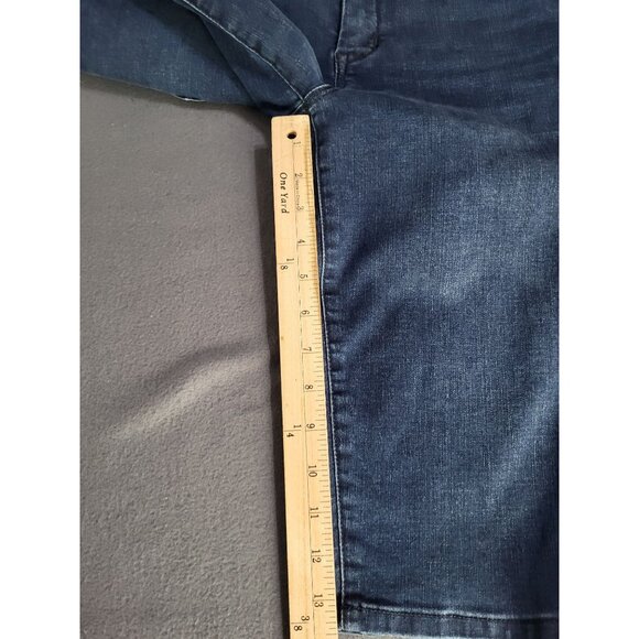 TOMMY BAHAMA Women's SZ 6 High Rise Boardwalk Jean Shorts Bermuda Skimmer - Picture 8 of 9